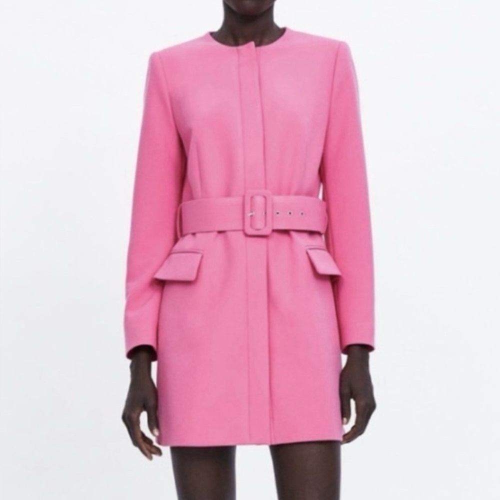 Zara Bubblegum Pink Jacket / Short Dress – Size
Small